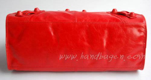Balenciaga 084824 Light Red Giant Motorcycle Bag in 45cm