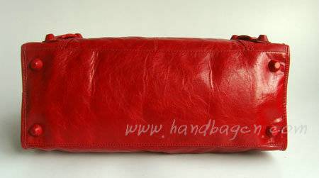 Balenciaga 084824 Red Giant Motorcycle Bag in 45cm