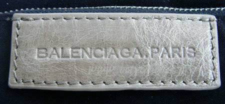 Balenciaga 084824 Silver Gray Giant Motorcycle Bag in 45cm - Click Image to Close