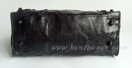 Balenciaga 084828 Black Motorcycle Fashion Handbag