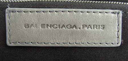 Balenciaga 084828 Dark Grey Motorcycle Lambskin Fashion Handbag