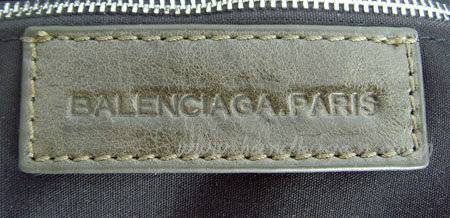 Balenciaga 084828 Khaki Motorcycle Fashion Handbag