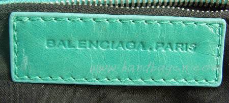 Balenciaga 084828 Lake Blue Motorcycle Fashion Handbag - Click Image to Close