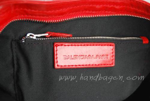 Balenciaga 084828 Light Red Motorcycle Fashion Handbag - Click Image to Close