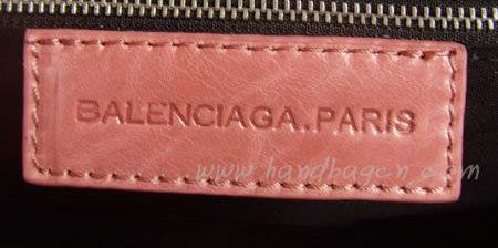 Balenciaga 084828 Pink Motorcycle Fashion Handbag