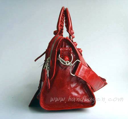Balenciaga 084828 Red Motorcycle Fashion Handbag