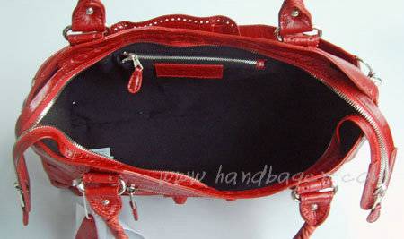 Balenciaga 084828 Red Motorcycle Fashion Handbag