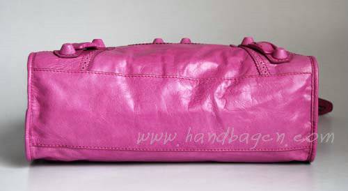 Balenciaga 084832 Pink Purple Motorcycle City Tote Bag