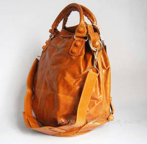 Balenciaga 084838 Camel Fall-Winter Leather Bag