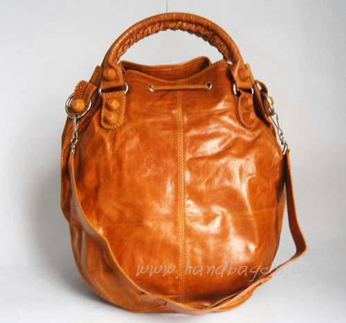 Balenciaga 084838 Camel Fall-Winter Leather Bag - Click Image to Close