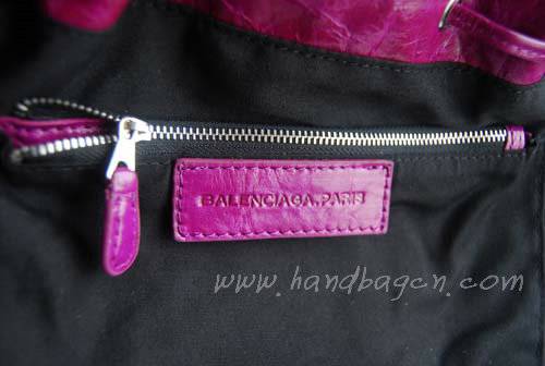 Balenciaga 084838 Pueple Fall-Winter Leather Bag - Click Image to Close