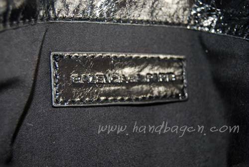 Balenciaga 084857 Black Giant City Whipstitch Clutch Leather Handbag - Click Image to Close