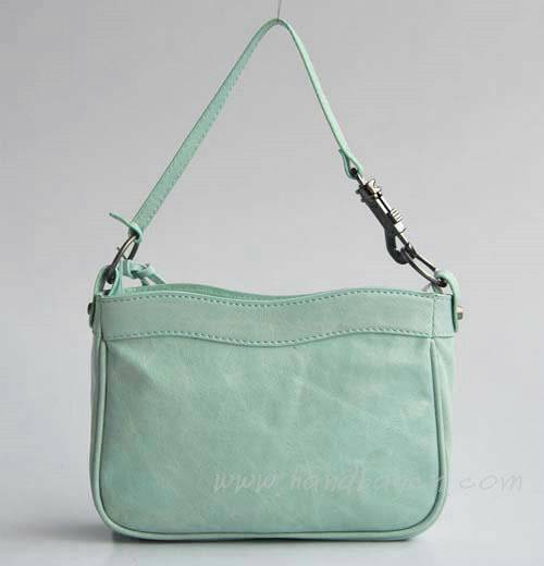 Balenciaga 084980 Green Tempest Leather Mini Shoulder Bag - Click Image to Close