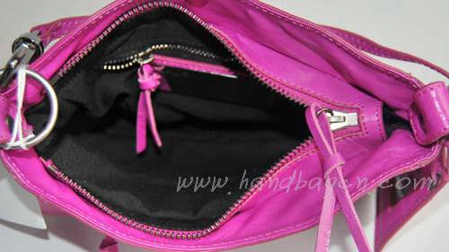 Balenciaga 084980 Light Purple Lambskin Leather Mini Shoulder Bag - Click Image to Close