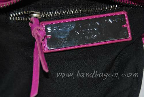 Balenciaga 084980 Light Purple Lambskin Leather Mini Shoulder Bag