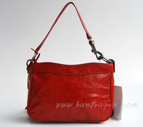 Balenciaga 084980 Red Tempest Leather Mini Shoulder Bag - Click Image to Close
