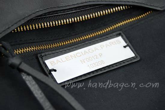 Balenciaga 103208 Black Arena First Classic Leather Bag - Click Image to Close