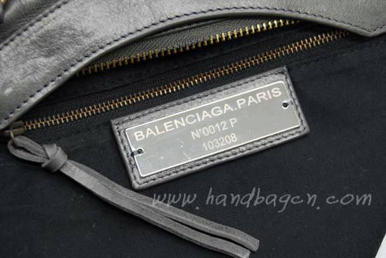 Balenciaga 103208 Dark Grey Arena First Classic Bag