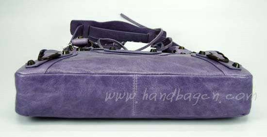 Balenciaga 103208 Eggplant Arena First Classic Leather Bag - Click Image to Close