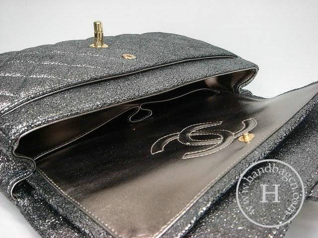 Chanel 1112 Classic 2.55 replica handbag grey genuine leather with Gold Hardware