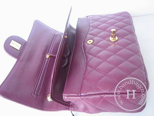 Chanel 1112 Classic 2.55 replica handbag light purple genuine cowhide leather with Gold Hardware - Click Image to Close