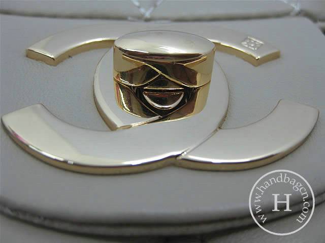 Chanel 1114 Khaki lambskin leather handbag with gold hardware - Click Image to Close