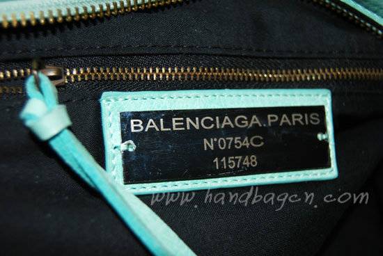 Balenciaga 115748L Green Arena City Classic Oil Leather Bag - Click Image to Close
