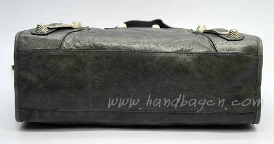 Balenciaga 173084A Arena Giant City Bag Dark Grey with Silver Hardware