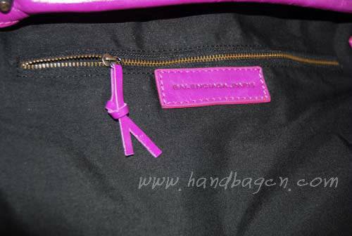 Balenciaga 177285 Light Purple Arena Classic Day Leather Handbag