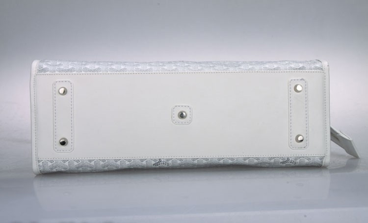 Goyard Sac Marquises Zippered Tote Bag 00317 WHITE