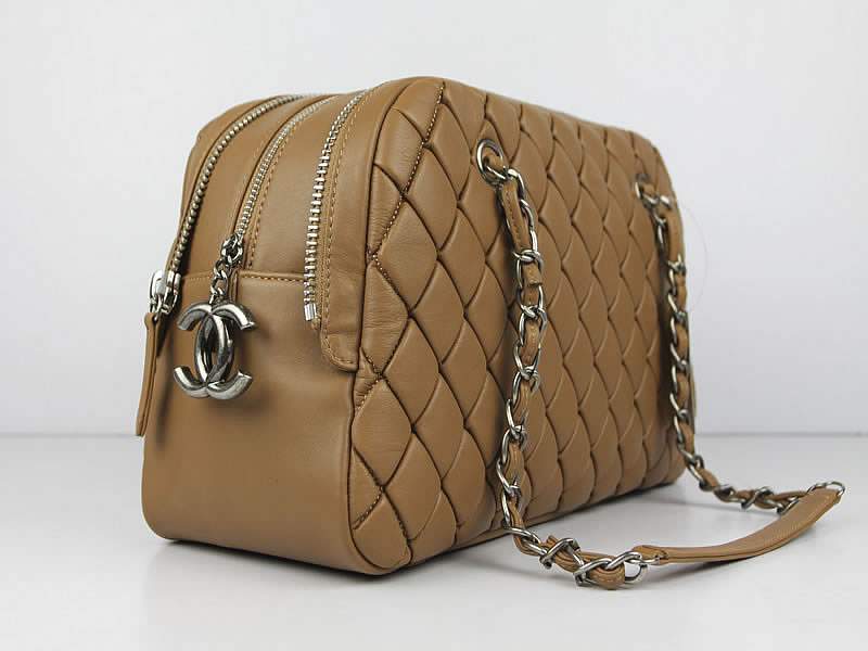 Chanel 60286 Original Quilted Lambskin Flap Bag-Apricot