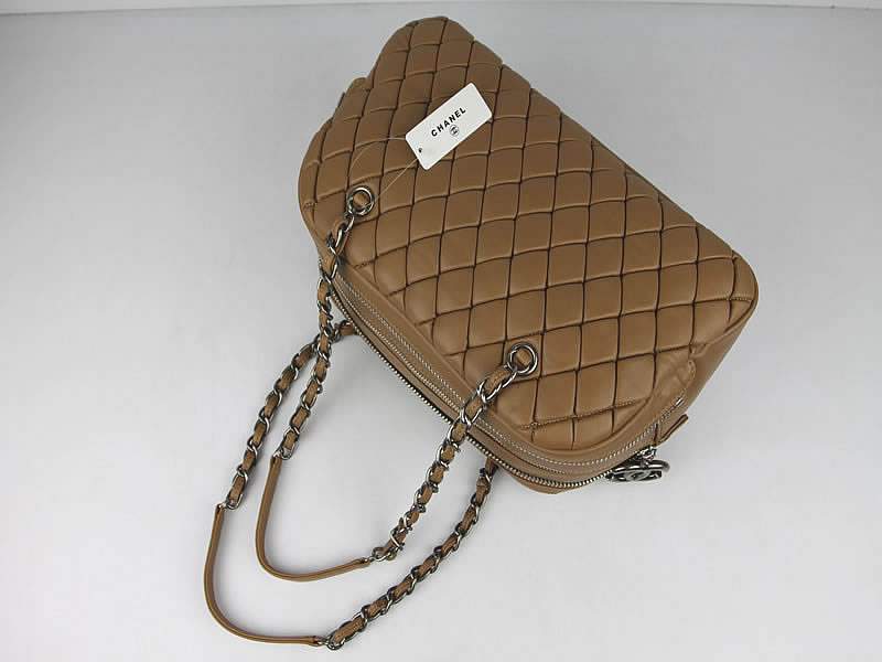 Chanel 60286 Original Quilted Lambskin Flap Bag-Apricot