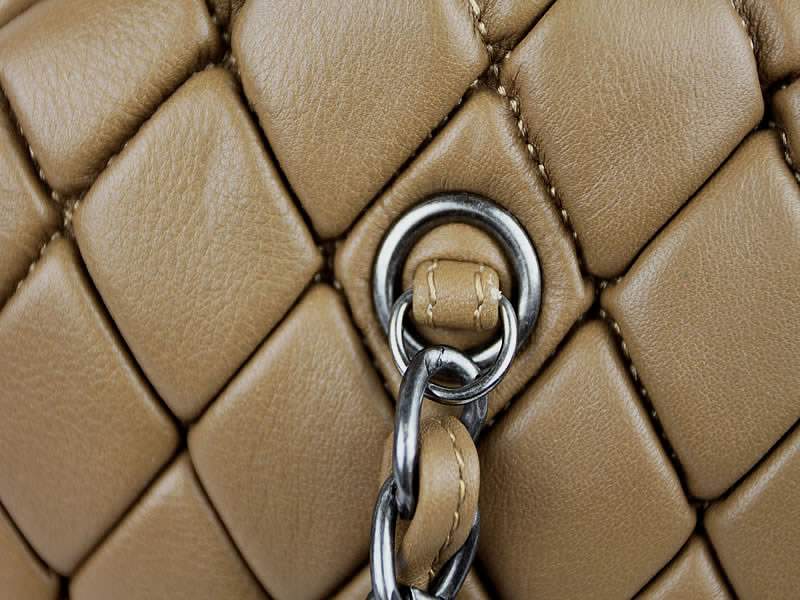 Chanel 60286 Original Quilted Lambskin Flap Bag-Apricot - Click Image to Close