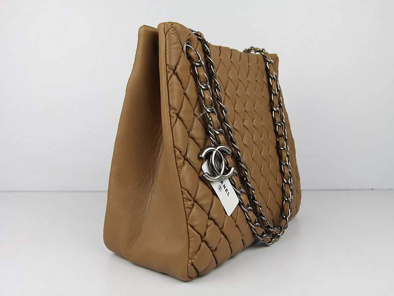 Chanel 60288 Original Quilted Lambskin Flap Bag-Apricot