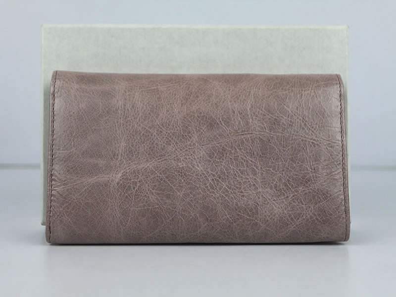 Balenciaga B001 Money Long Wallet-Light Purple