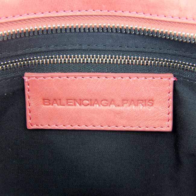 Balenciaga 085332A Gaint Sliver City Handbags-Watermelon Red - Click Image to Close