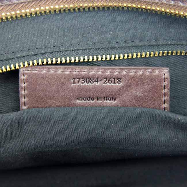 Balenciaga 085332B Gaint Gold City Handbags-Grayish Purple