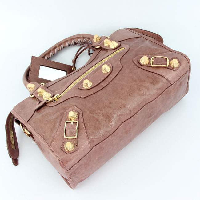 Balenciaga 085332B Gaint Gold City Handbags-Honey Peach