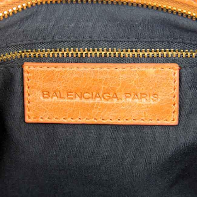 Balenciaga 085332B Gaint Gold City Handbags-Light Orange - Click Image to Close