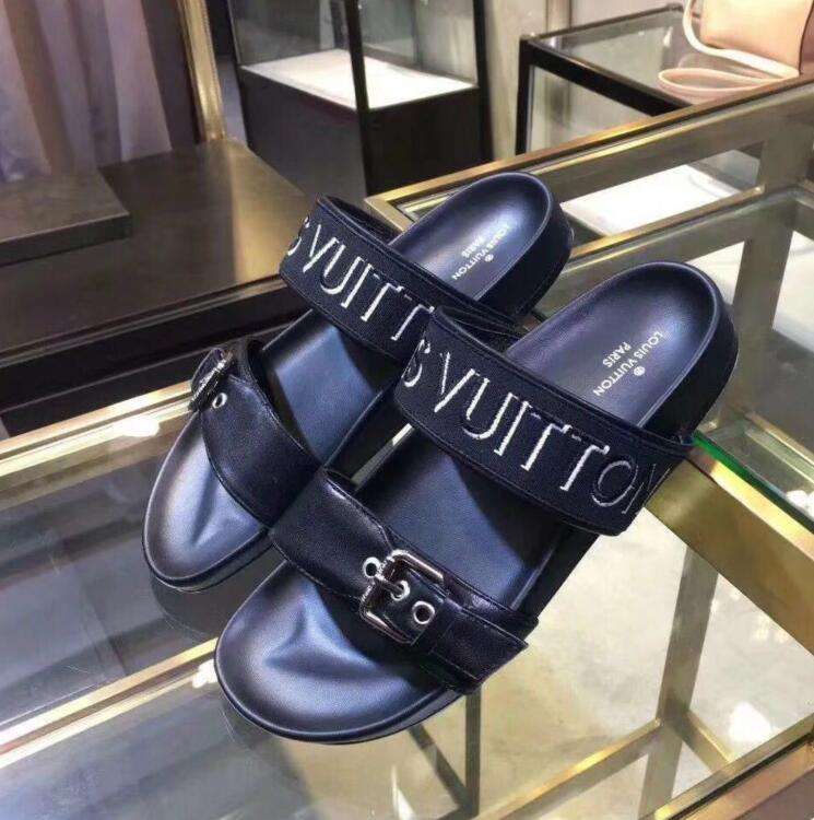 2019 NEW Louis Vuitton Real leather shoes black0517 - Click Image to Close