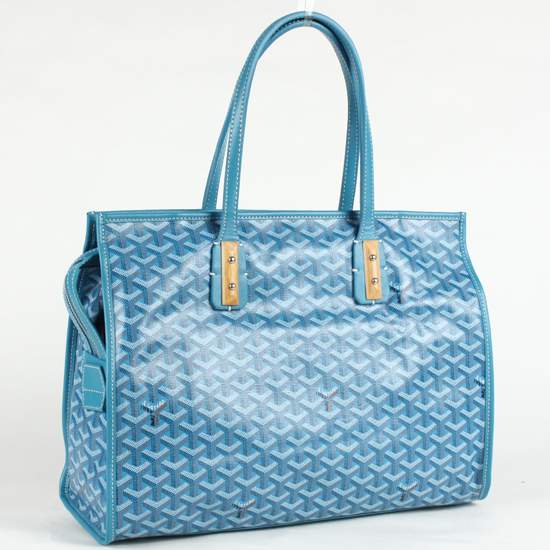 Goyard Sac Marquises Zippered Tote Bag 00317 light blue
