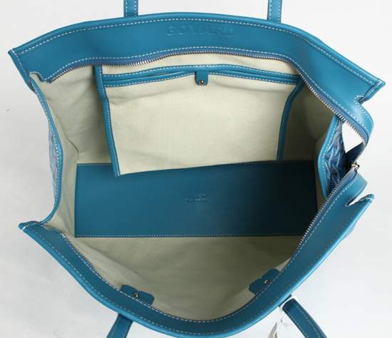 Goyard Sac Marquises Zippered Tote Bag 00317 light blue