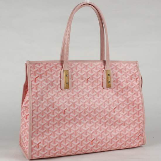 Goyard Sac Marquises Zippered Tote Bag 00317 pink