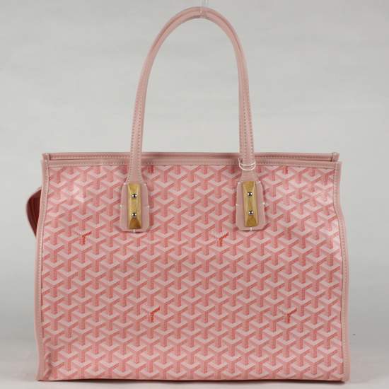 Goyard Sac Marquises Zippered Tote Bag 00317 pink - Click Image to Close
