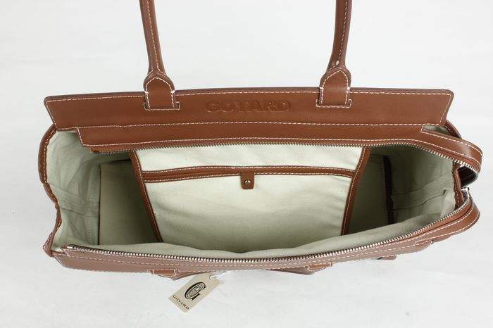 Replica Goyard  Zippered Tote Bag 8959 tan