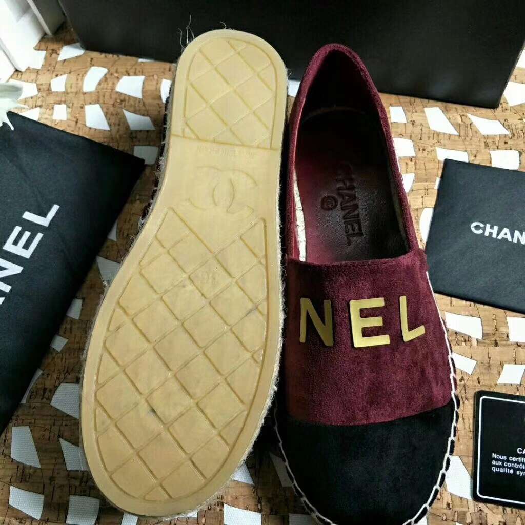 2019 NEW Chanel Real leather shoes CHANEL 101205 Red - Click Image to Close