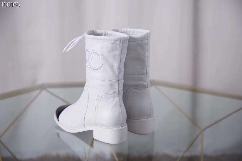2019 NEW Chanel Real leather shoes Chanel 100166 white