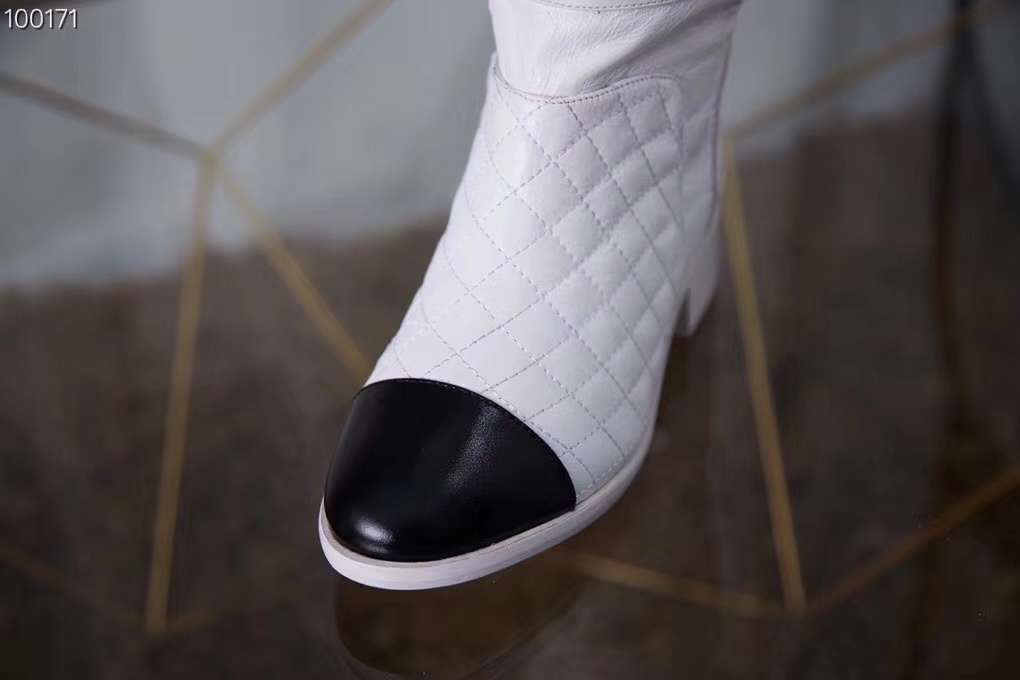 2019 NEW Chanel Real leather shoes Chanel 100171 white