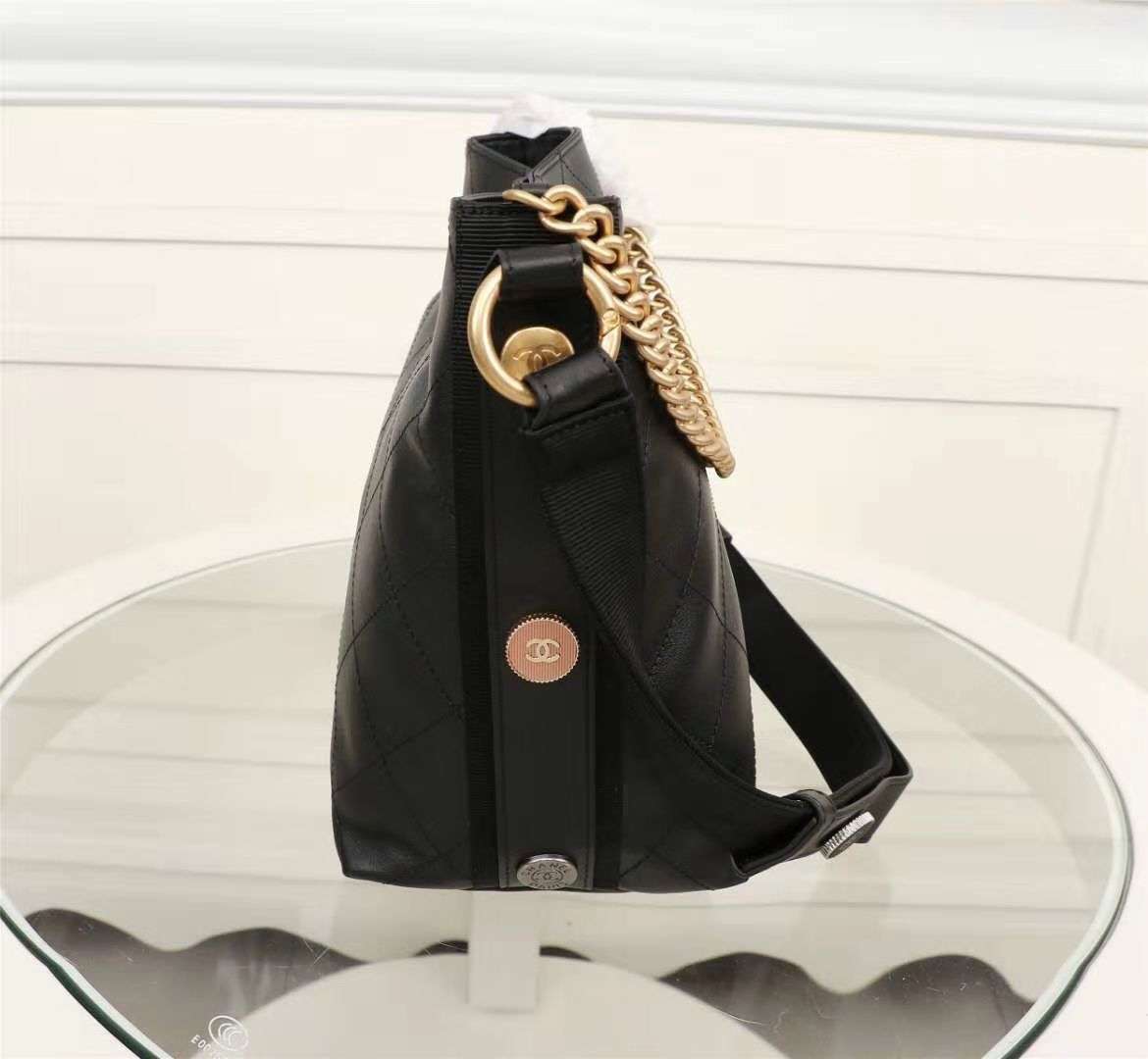 Chanel Hobo Handbag Black A57573