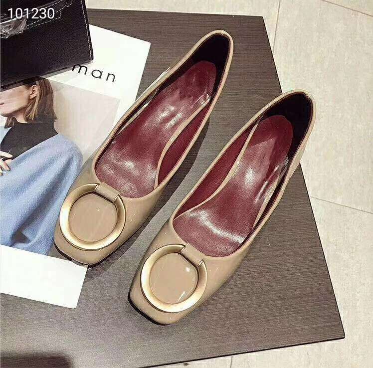 2019 NEW Christian Dior Real leather shoes DIOR101230apricot - Click Image to Close